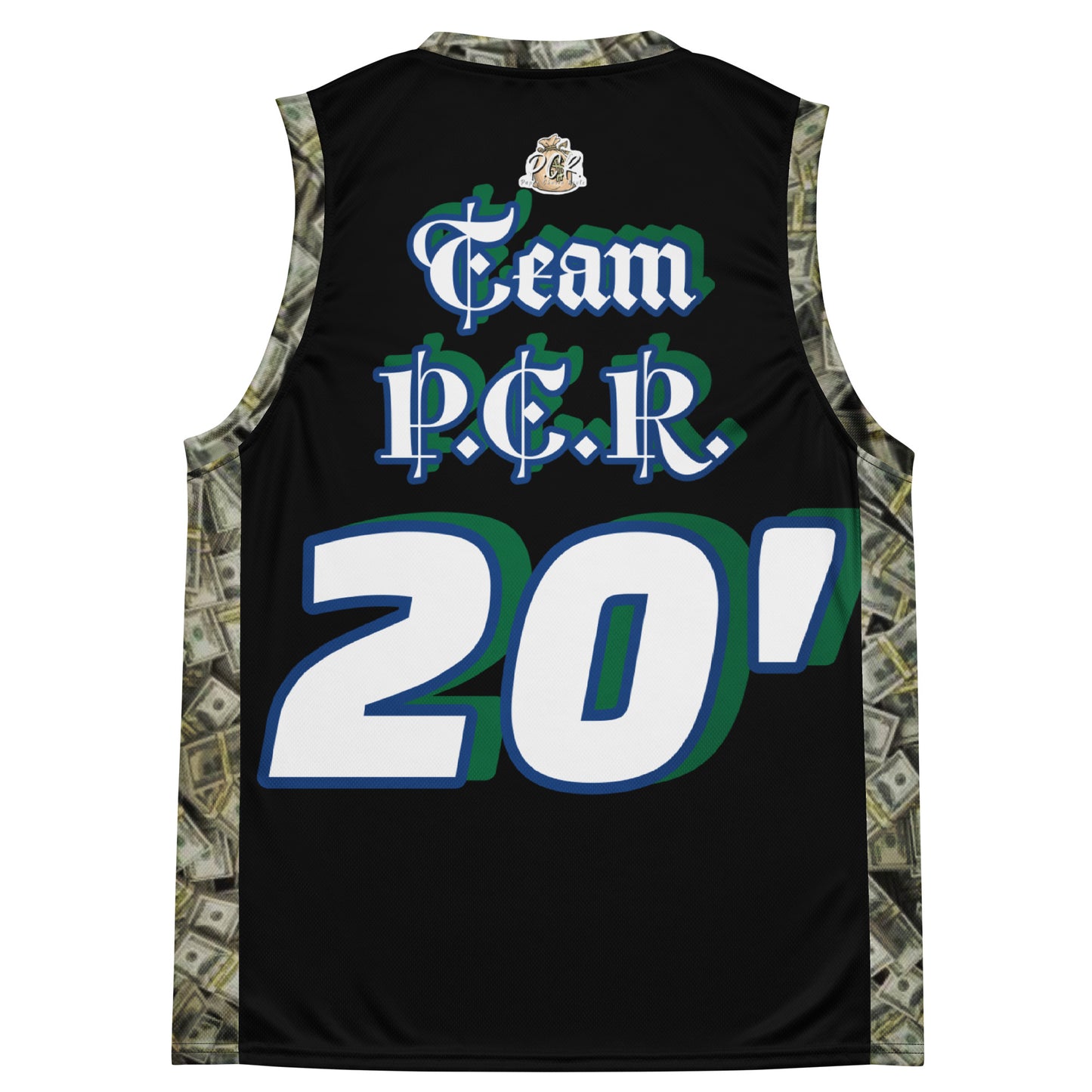 Paper Chasers Recycled Exclusive Unisex Basketball Jersey