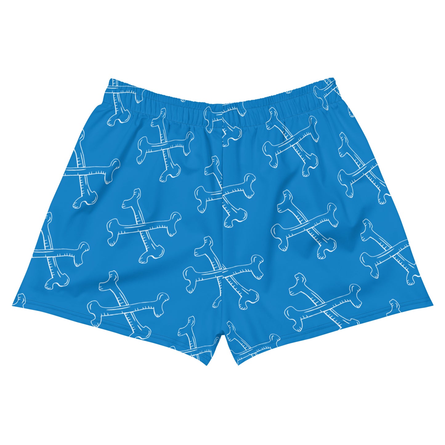 Paper Chasers Blue Bones Unisex Athletic Shorts