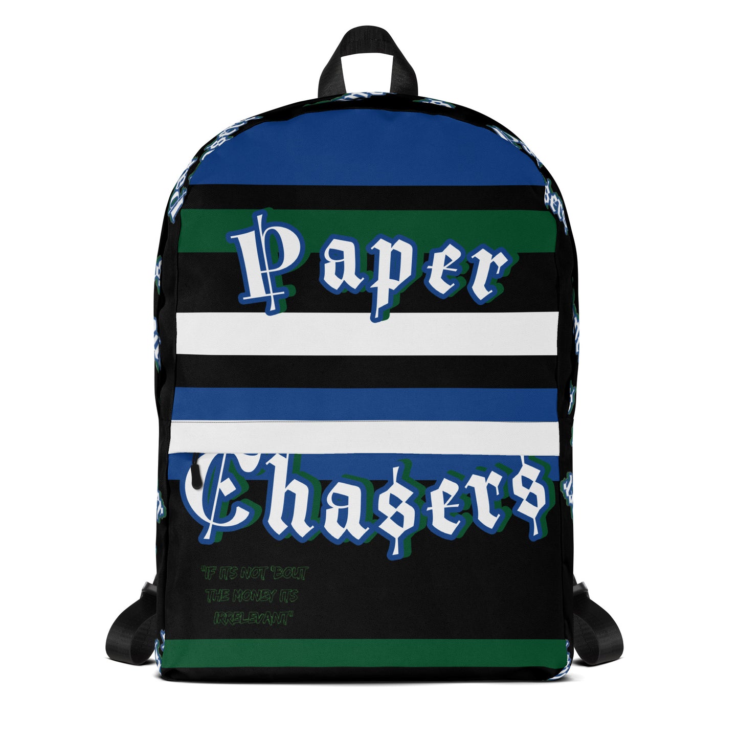 Paper Chasers Striped Backpack