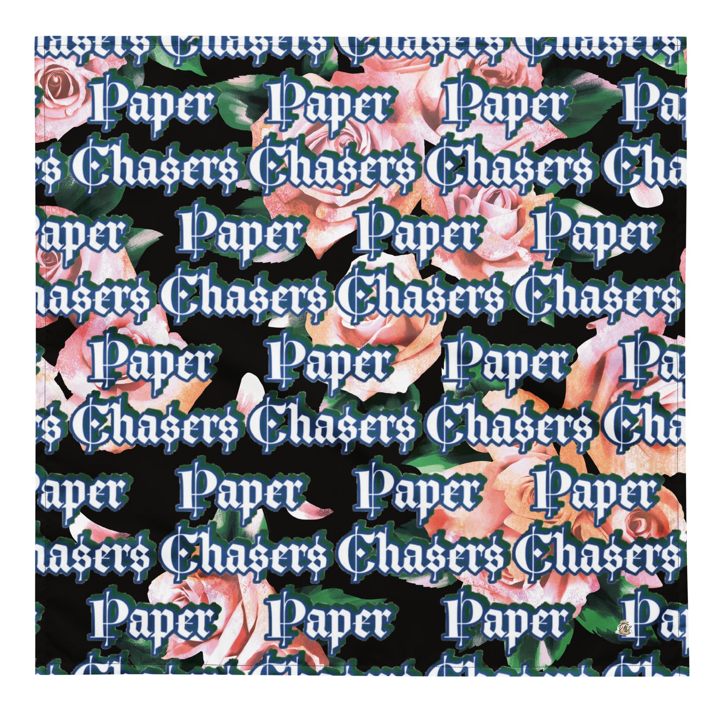 Paper Chasers Rose Print Bandana