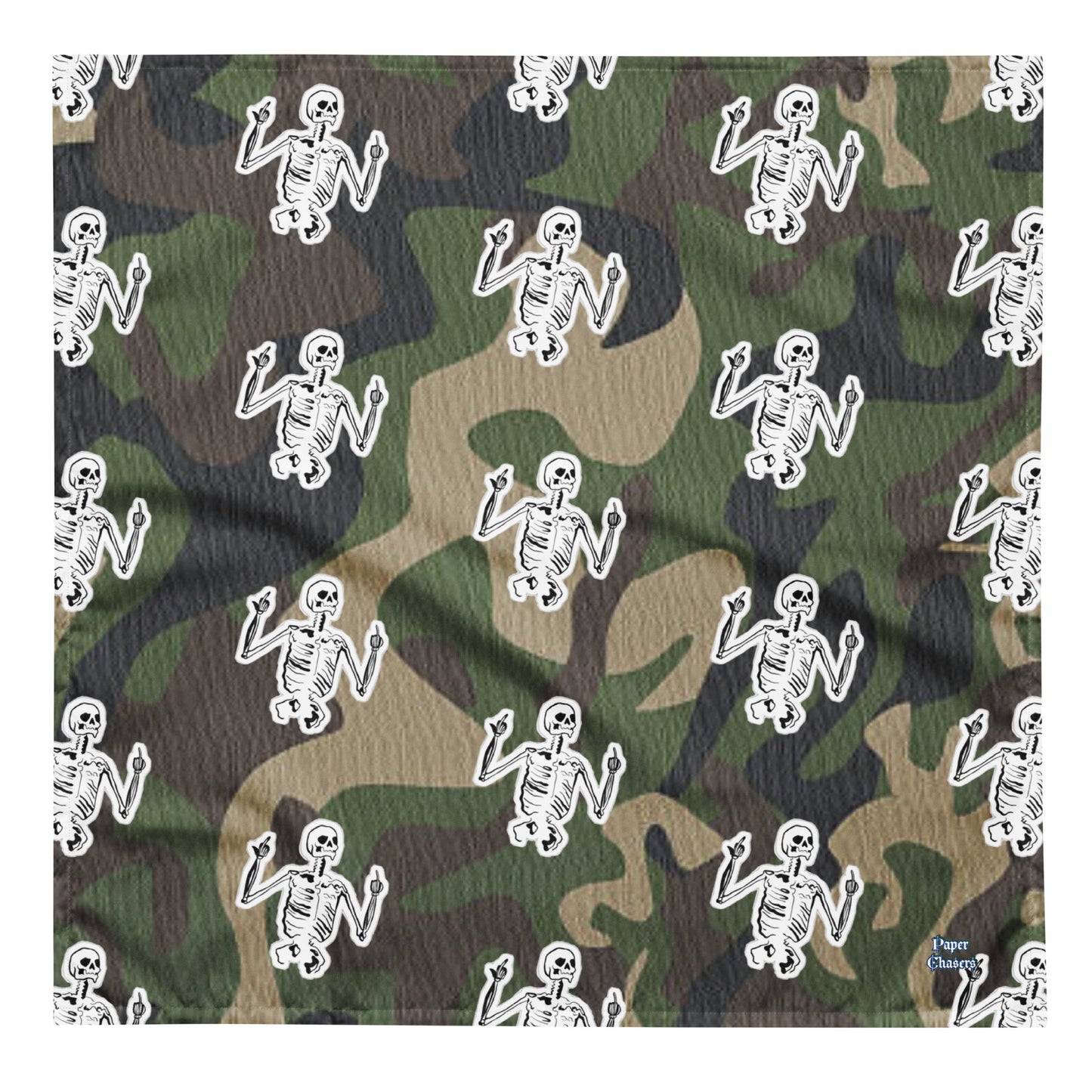 Skeleton Army Camo Print Bandana