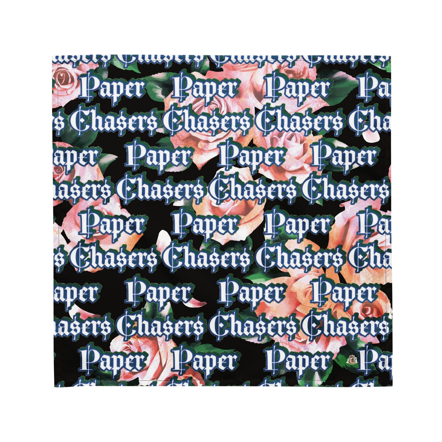 Paper Chasers Rose Print Bandana