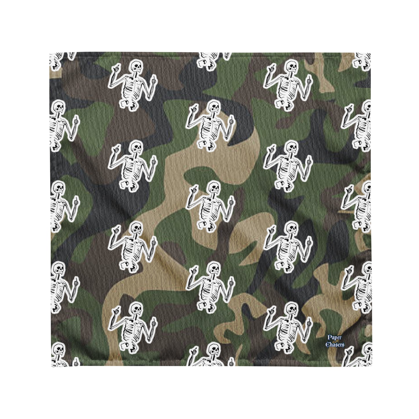 Skeleton Army Camo Print Bandana