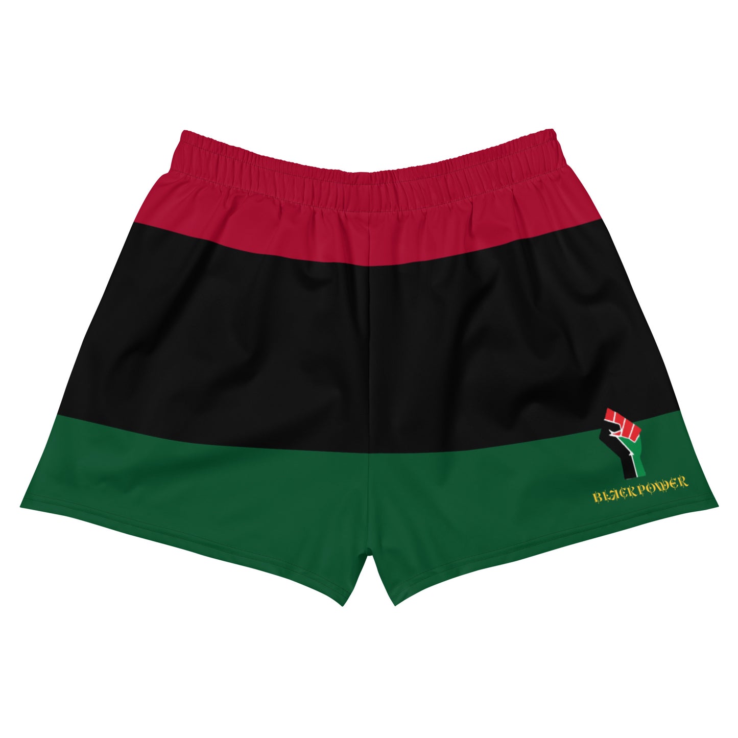 Paper Chasers BLACK POWER Unisex Athletic Shorts