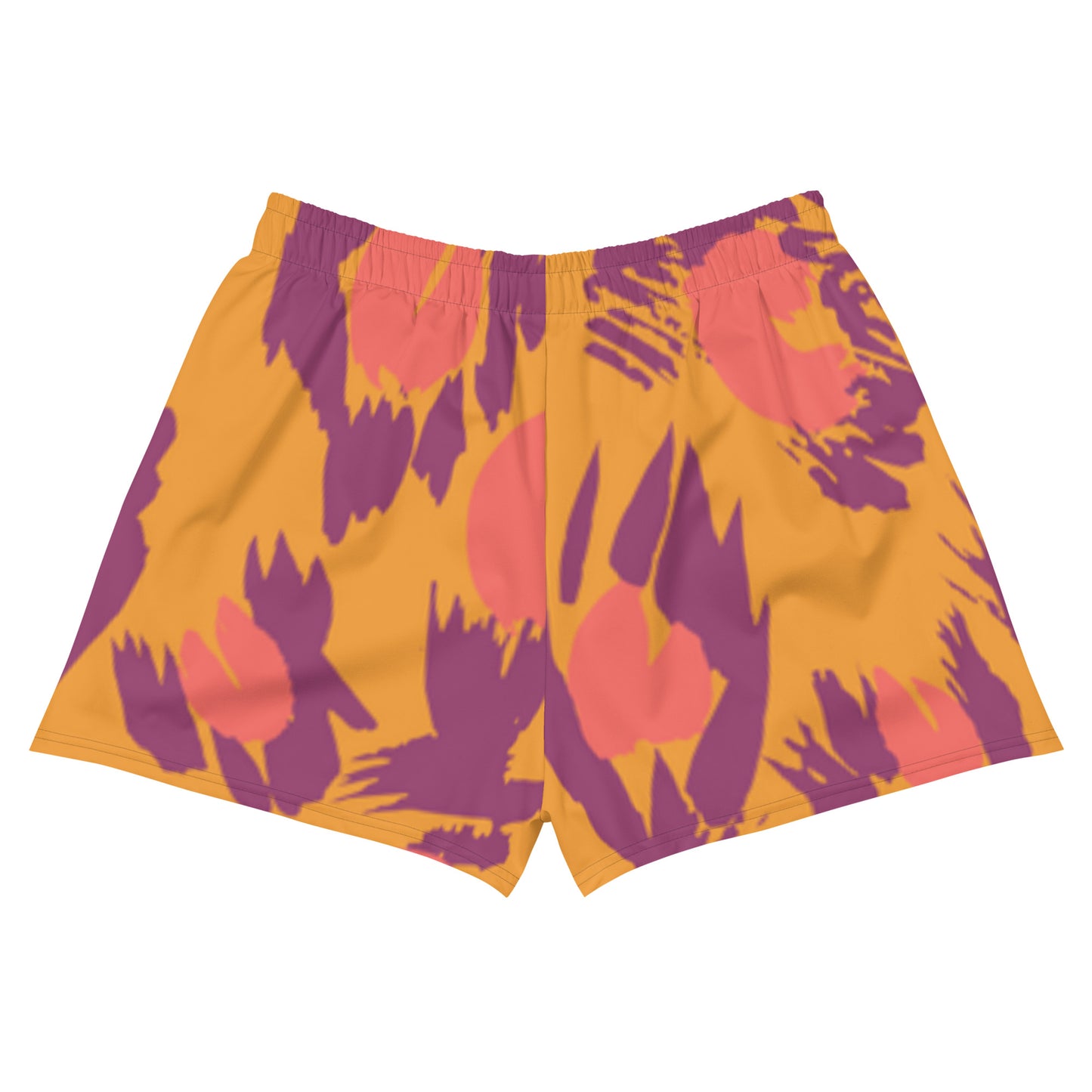 Paper Chasers Red Camo Unisex Athletic Shorts