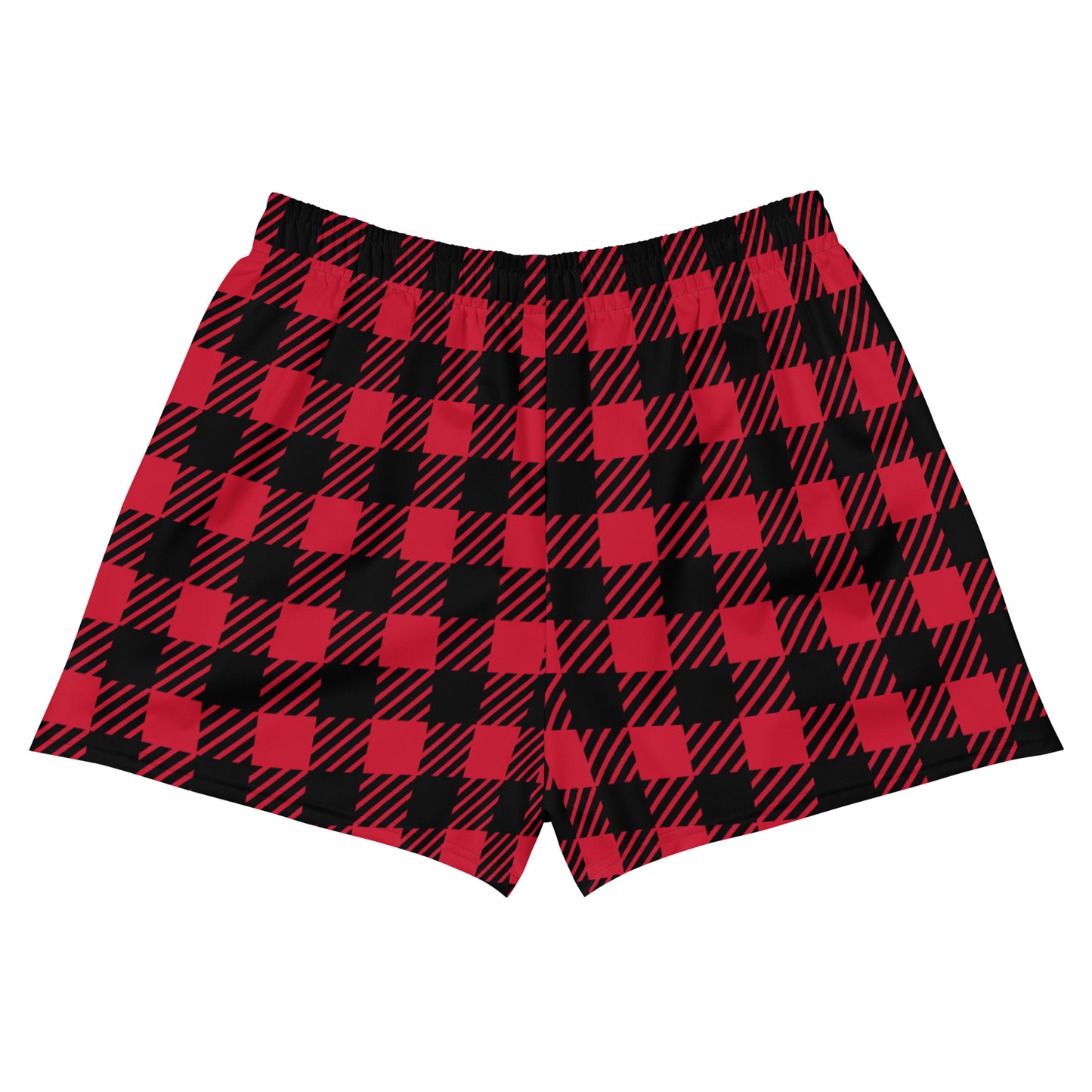 Paper Chasers Red Flannel Unisex Athletic Shorts