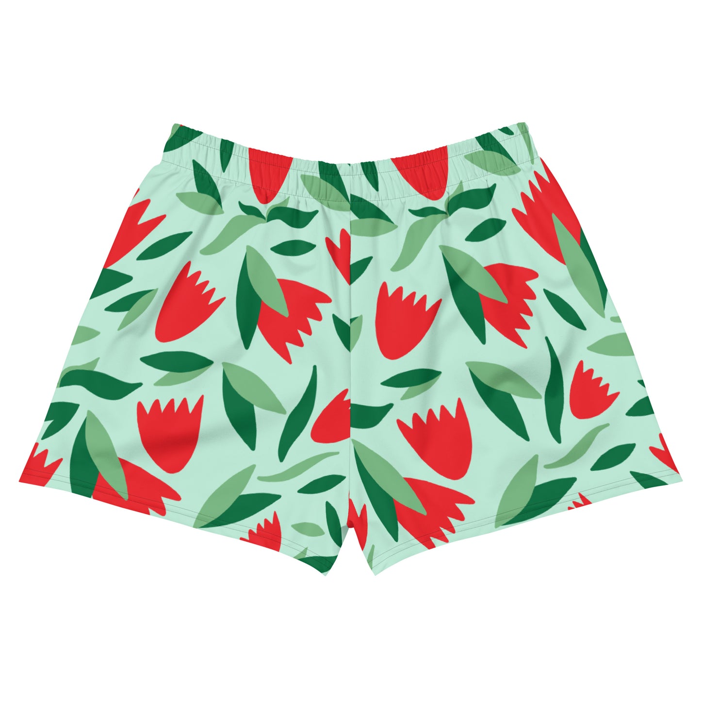 Paper Chasers Artistic Flowers Unisex Athletic Shorts