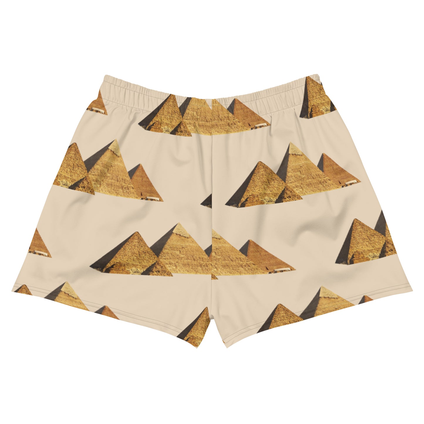 Paper Chasers Pyramid Print Unisex Athletic Shorts