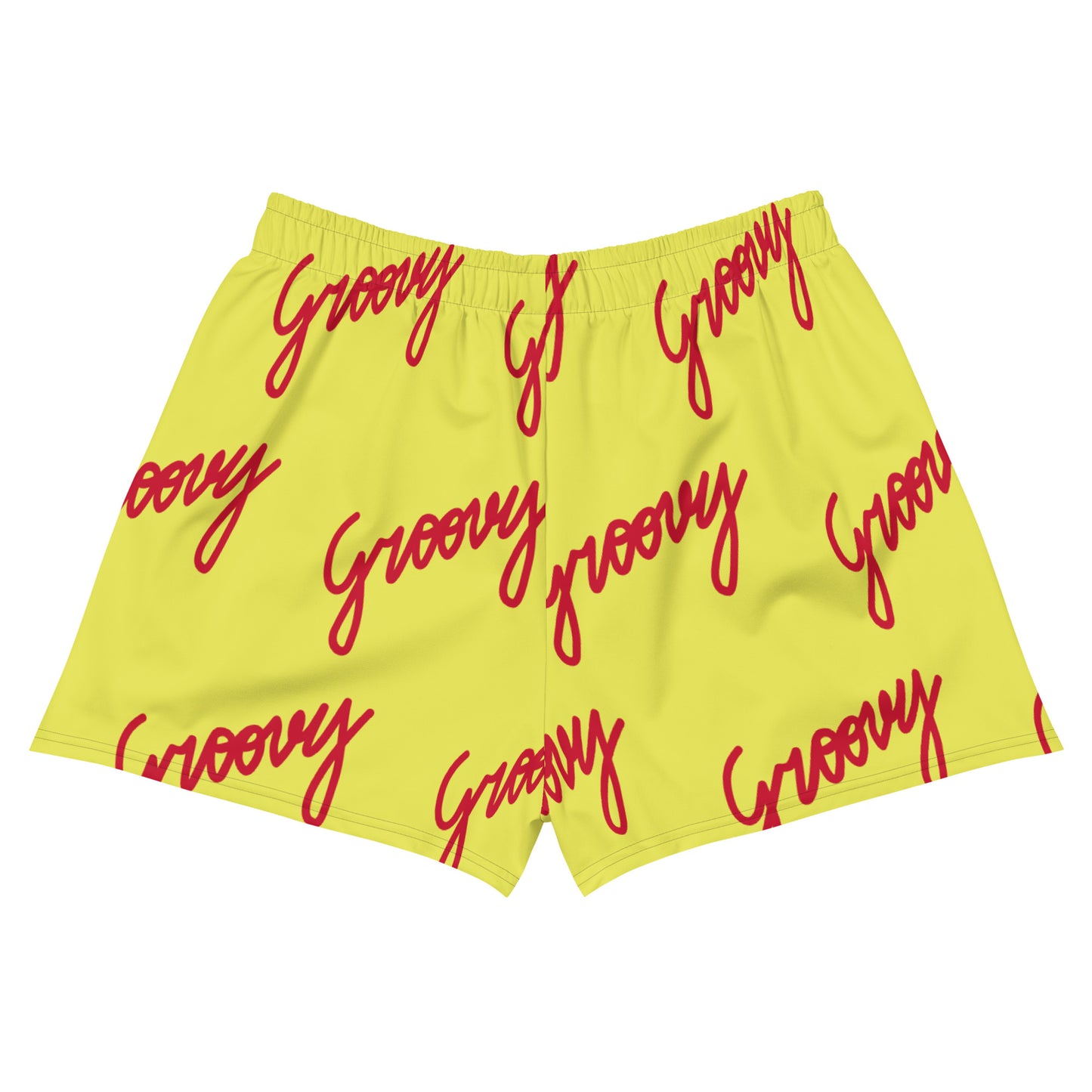 Paper Chasers Groovy Print Unisex Athletic Shorts