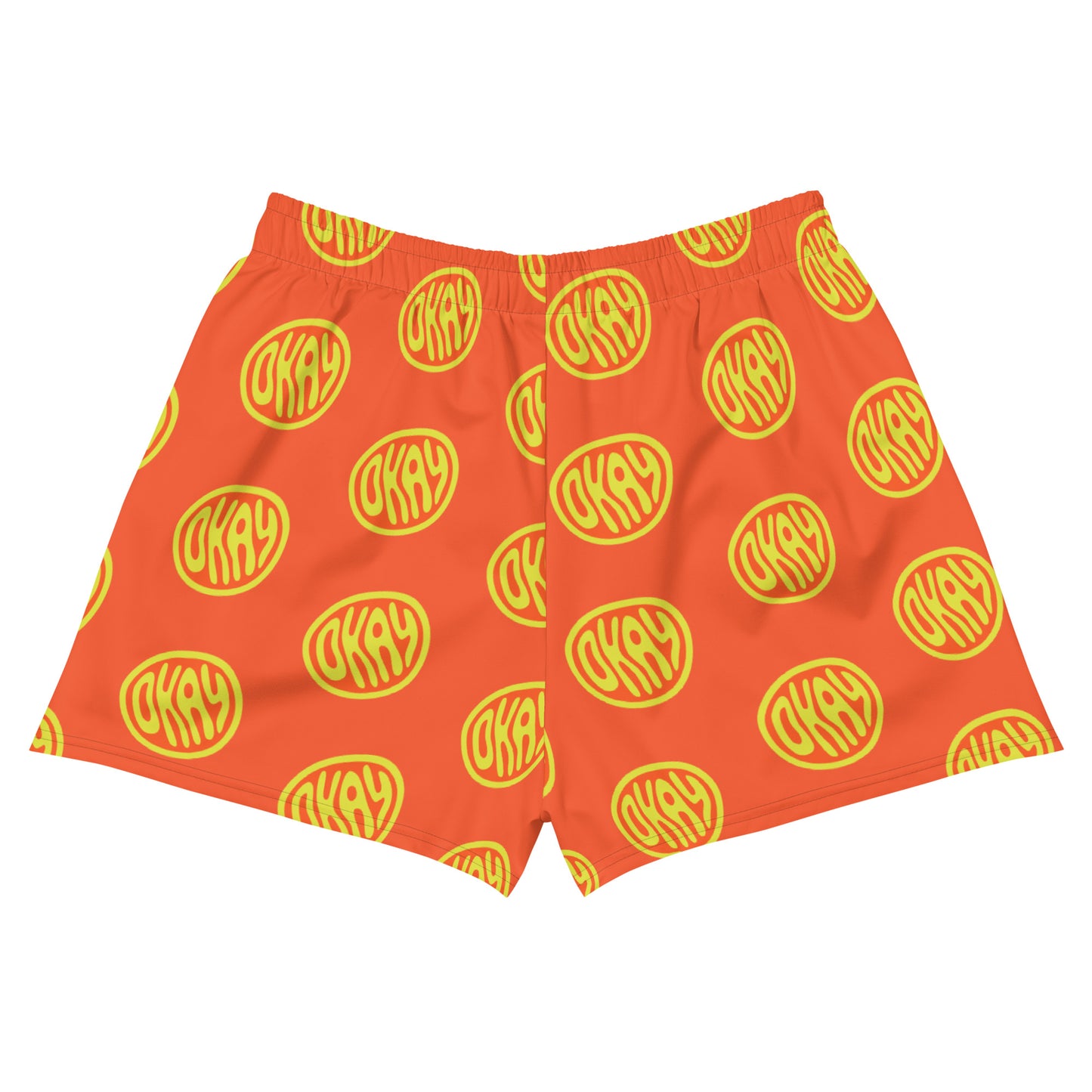 Paper Chasers Okay Print Unisex Athletic Shorts