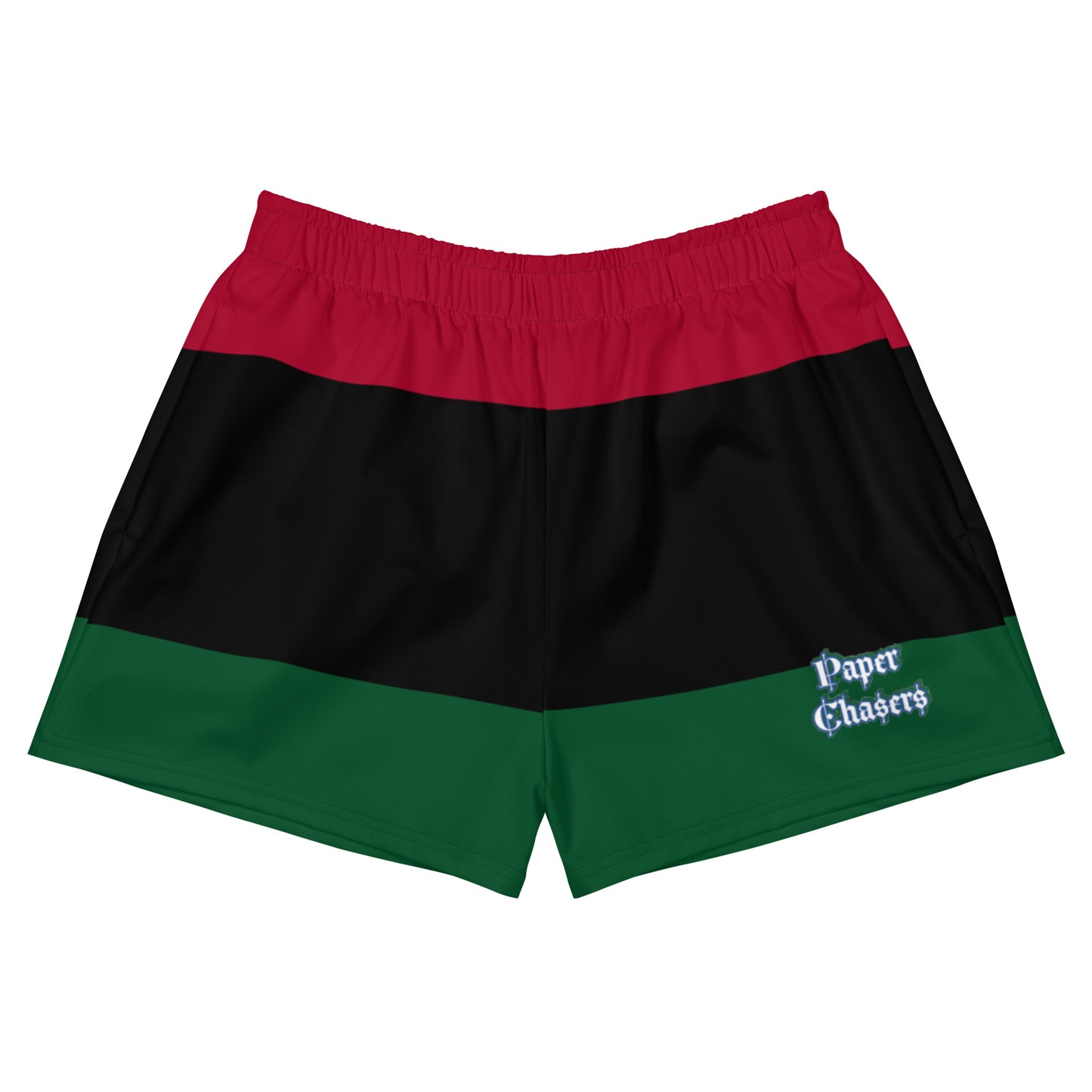 Paper Chasers BLACK POWER Unisex Athletic Shorts