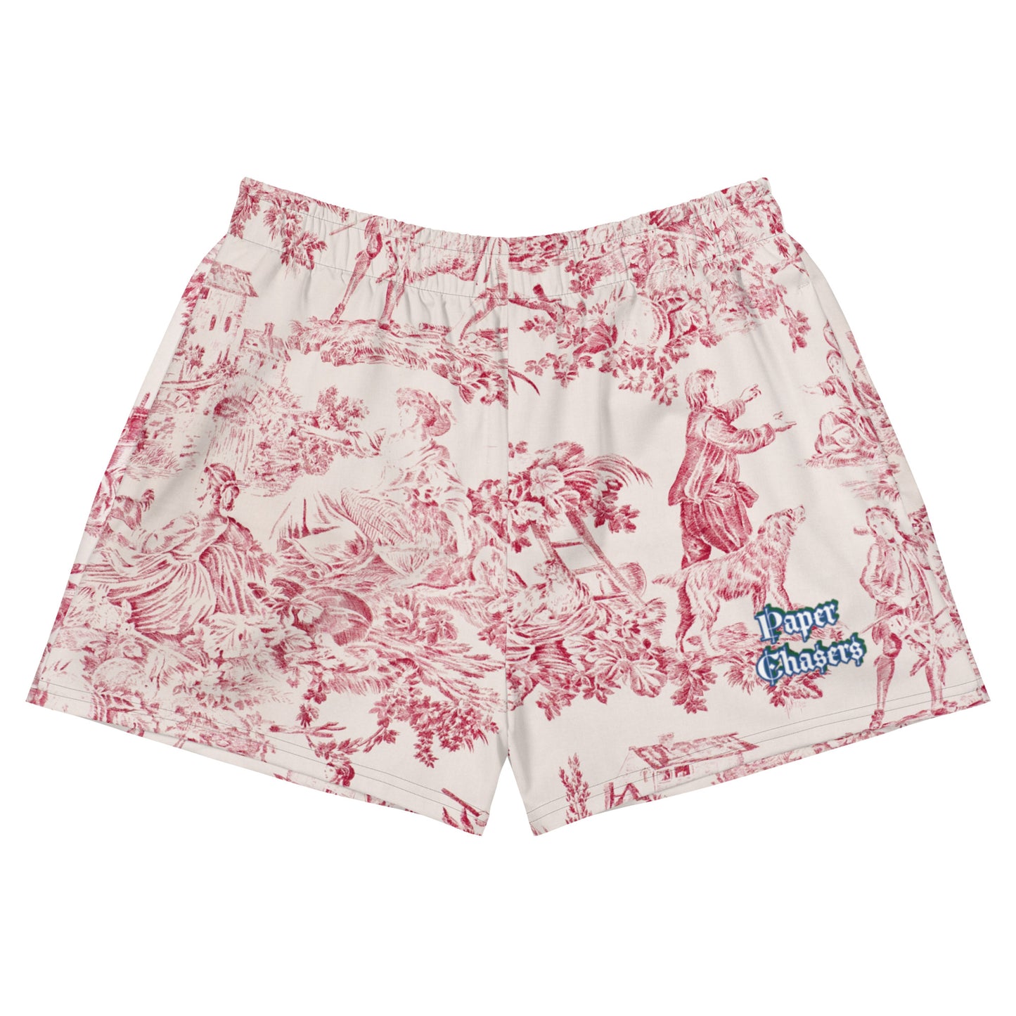 Paper Chasers Fine Arts Print Unisex Athletic Shorts