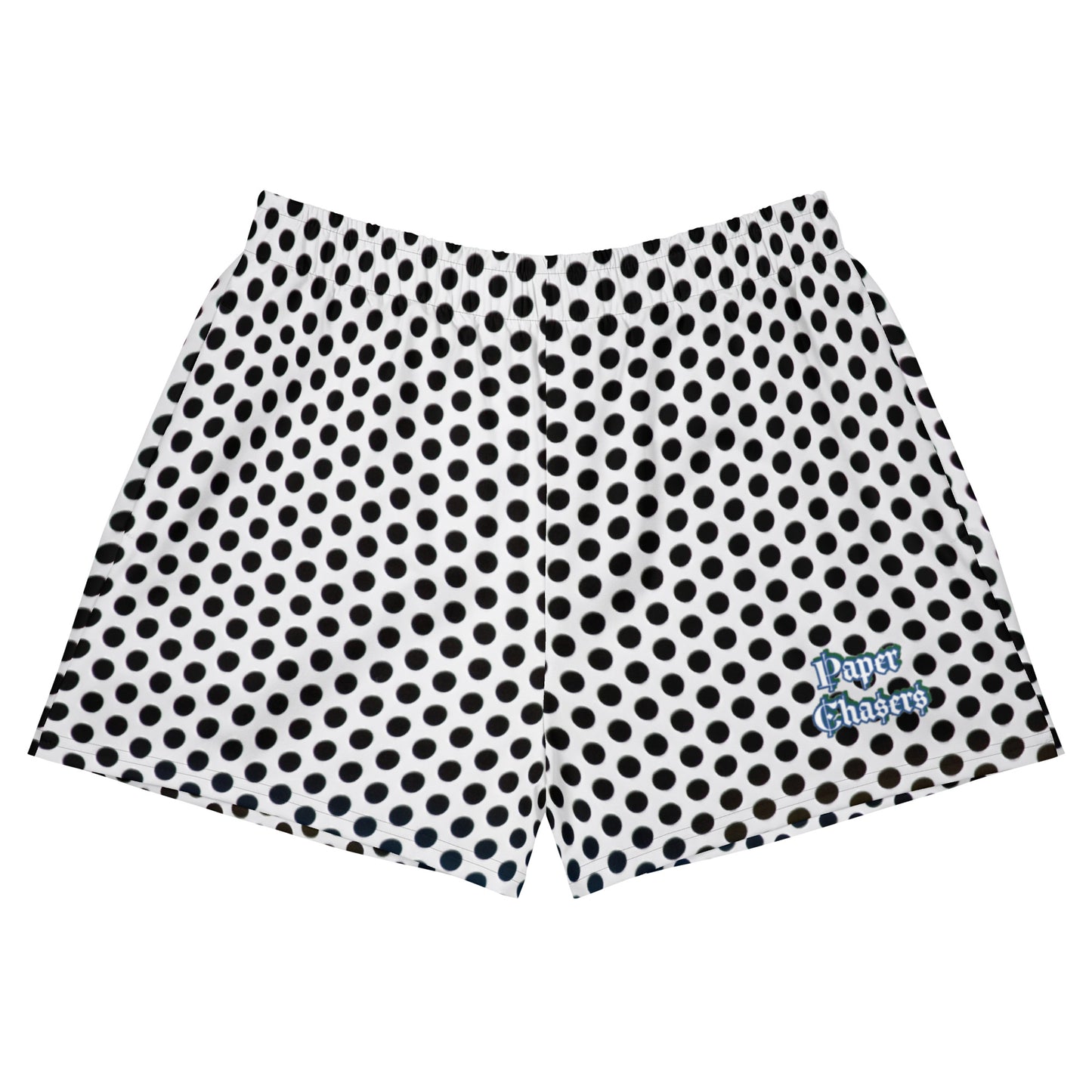 Paper Chasers Poke-A-Dot Print Unisex Athletic Shorts