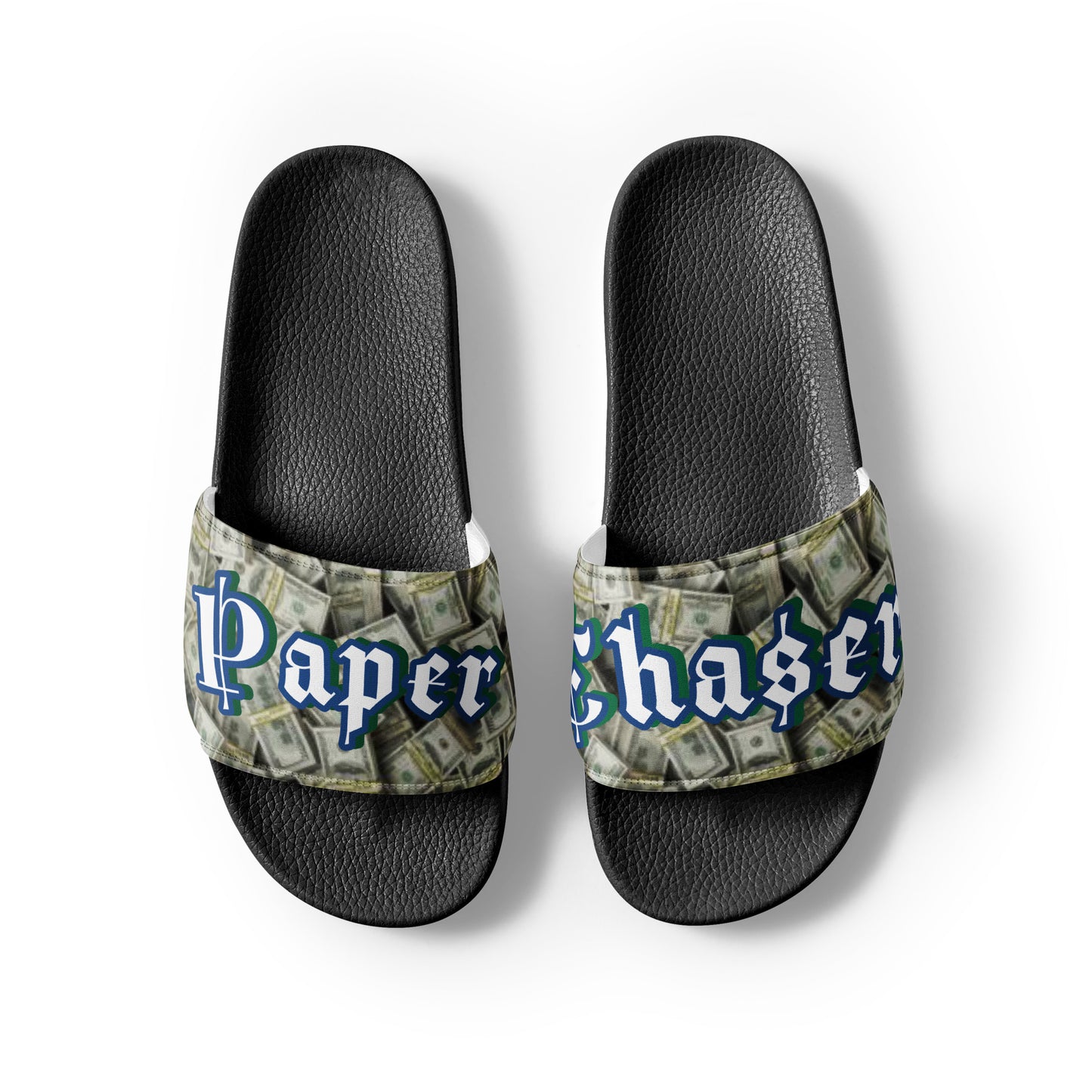 Paper Chasers Men’s Slides